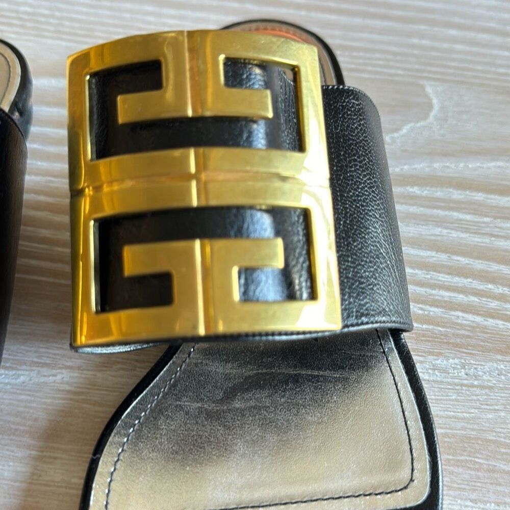 Givenchy Goatskin 4G Flat Toe Ring size 37 - Picture 7 of 11